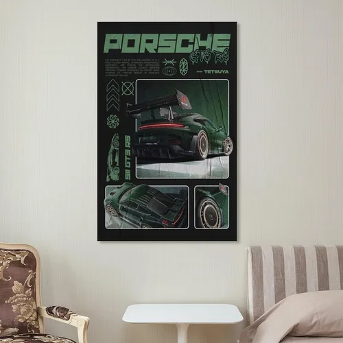 Miniatura 5 de JUANJIANG Póster de SuperCar para amantes del automóvil, póster de conocimiento, pintura decorativa, lienzo, arte de pared, póster de sala de estar