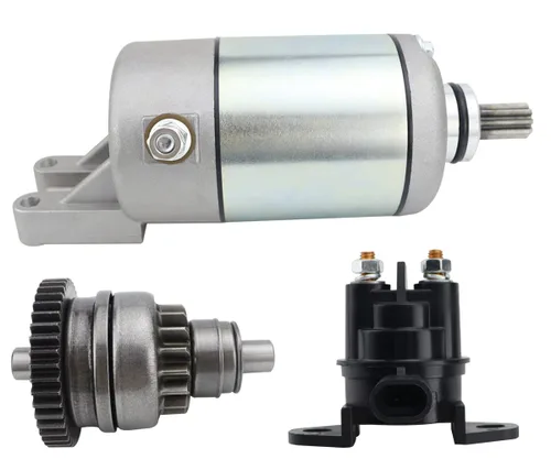 Miniatura 7 de Arrancador y Bendix y relé para Can-Am Defender Traxter HD5 todos los modelos 2017-2021, 420-684-282 420-684-283 18823, Defender HD5 Starter