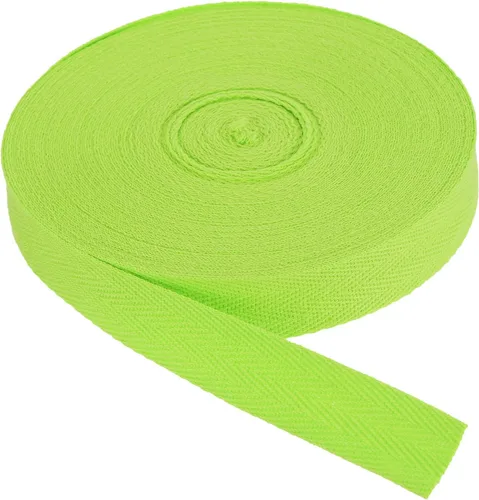 Miniatura 38 de PATIKIL Cinta de sarga de algodón de 1 pulgada, 50 yardas, cinta de algodón, cinta de encuadernación al bies, cinta de espiga para costura, Verde