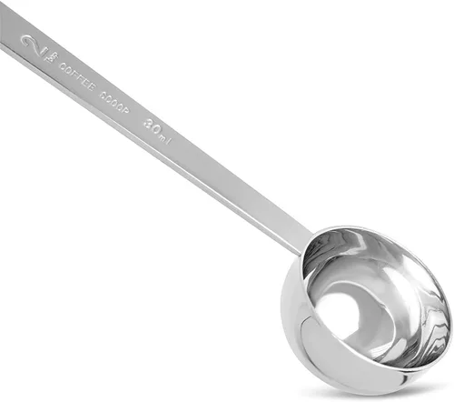 Miniatura 3 de Cuchara para café de acero inoxidable cucharada de mango largo 2 Tbs (30ML)