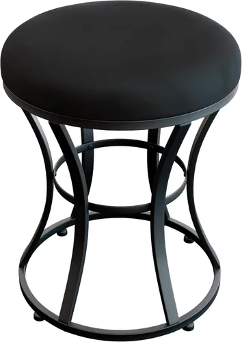 Taburete de tocador pequeño, taburetes de maquillaje para escritorio de tocador, silla de tocador de baño, taburete metálico para sala de estar,
