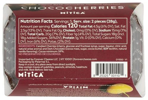 Miniatura 2 de Mitica Cerezas de chocolate, 4.94 oz