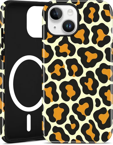 Miniatura 42 de Jusy Compatible con MagSafe Brown Tortoise Shell Print Phone Case para iPhone 7/8/SE, funda protectora magnética de lujo de TPU suave