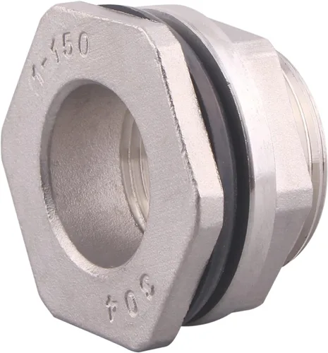 Miniatura 7 de DERNORD 1" colocaciones de mamparo del acero inoxidable del conector del tanque de agua del tabique femenino