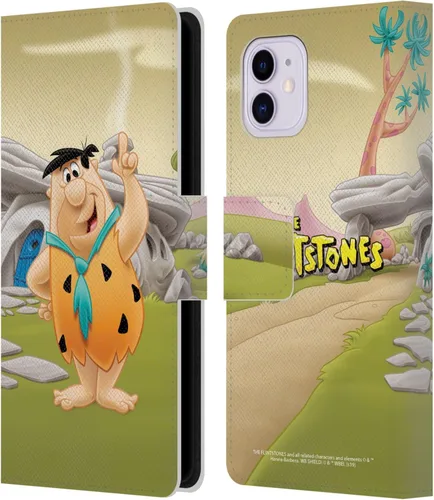 Miniatura 12 de Head Case Designs Funda de piel con licencia oficial de The Flintstones Bambam Rubble Characters compatible con Apple iPhone 11