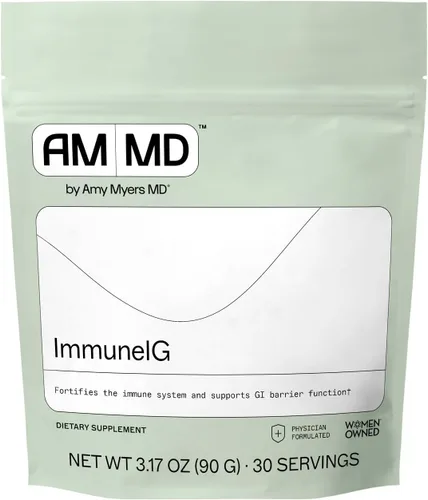 Amy Myers MD ImmuneIG - Alternativa de calostro para la función inmune y apoyo de la barrera gastrointestinal - Reponer inmunoglobulinas - Excreta