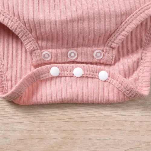 Miniatura 8 de Unutiylo Ropa de bebé recién nacida prematura con tirantes, traje de otoño e invierno, traje de manga larga con volantes