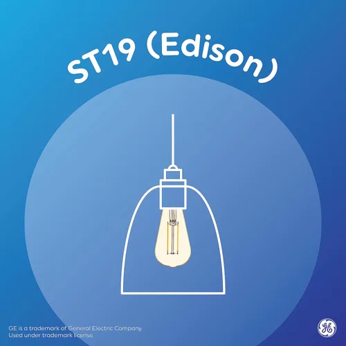 Miniatura 3 de GE Bombillas LED clásicas, 60 W Eqv, luz diurna, ST19 Edison Style 6 unidades (paquete de 4)