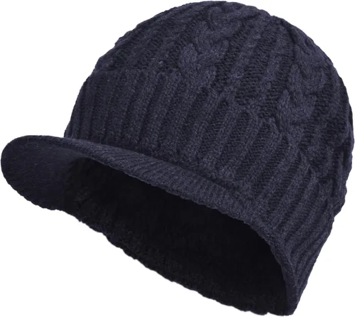 Miniatura 84 de Janey&Rubbins Gorro de punto diario con orejeras con forro polar y calavera