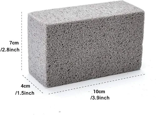 Miniatura 3 de Bloque de ladrillos de limpieza para plancha, limpieza de parrilla resistente, ladrillos de piedra, cocinas de parte superior plana, limpiador