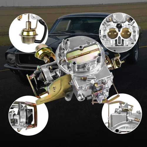 Miniatura 7 de Carburador de 2 barriles 2100 2150 para Ford 289/302/351cu y motores Jeep con estrangulador eléctrico, junta de montaje. Reemplaza el carburador