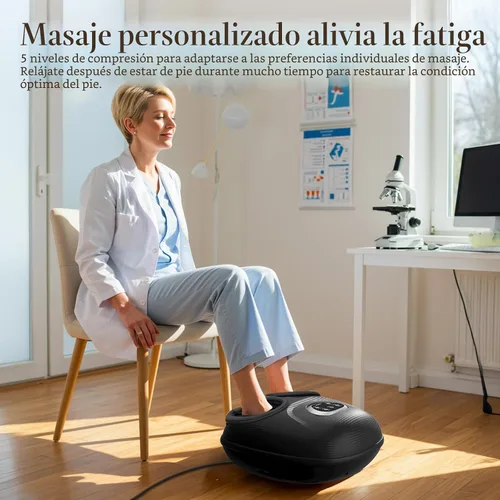 Miniatura 4 de CuPiLo - Masajeador shiatsu de pies con calor, elegible para FSA y HSA, vibración y presión ajustable para fascitis plantar, neuropatía, regalo