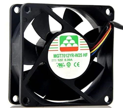 Miniatura 2 de 12V 0.39A 7025 Ventilador de enfriamiento 70X70X25mm