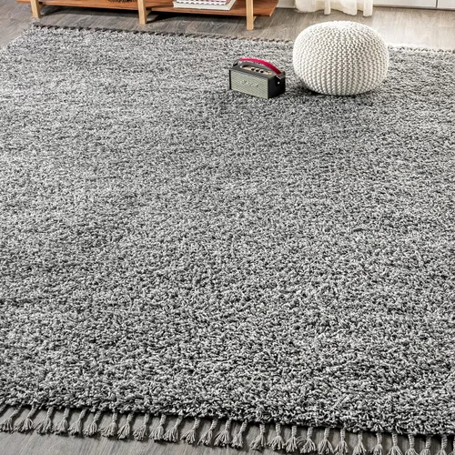 Miniatura 10 de JONATHAN Y Mercer Shag - Alfombra de felpa con borlas color crema para interiores, 3 x 5 pies, contemporánea, moderna, fácil de limpiar, para sala