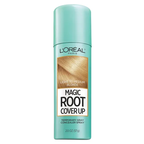 Miniatura 15 de L'Oreal Paris Magic Root Cover Up - Aerosol para el cabello gris, cobertura de cabello 100% canas con fórmula construible, ligera, resistente a