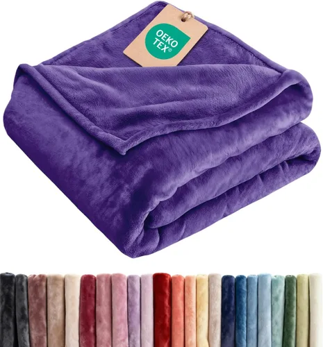 Miniatura 36 de Manta de forro polar ultrasuave para niños – Manta de franela de lujo para niños – Ligera para sofá, cama o silla – Gruesa, cálida y transpirable