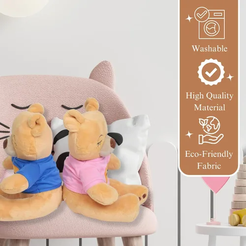 Miniatura 6 de Oso de peluche de alta calidad, suave peluche de oso de peluche, lindos animales de peluche de 10.23 pulgadas y osos de peluche pequeños, regalo