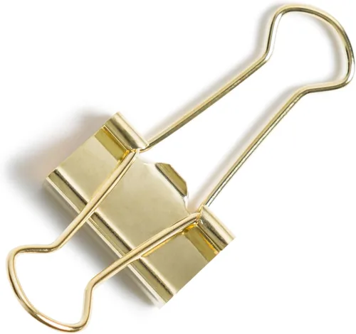 Miniatura 4 de U Brands Clips para carpeta, 72 unidades, 3/4 pulgadas, mini abrazaderas de papel de metal dorado para el hogar, la escuela y el negocio