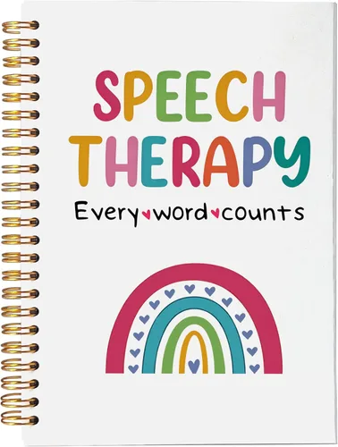 Miniatura 16 de VNWEK Everyone Merves a Voice Speech Therapy - Cuaderno en espiral de 5.5 x 8.3 pulgadas, cuaderno de espiral de tapa dura con forro colorido