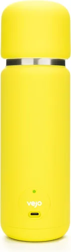 Miniatura 8 de VEJO Botella mezcladora eléctrica de proteínas de 12 onzas, mezclador de polvo recargable por USB para batidos de proteínas, pre-entrenamiento, Rosa