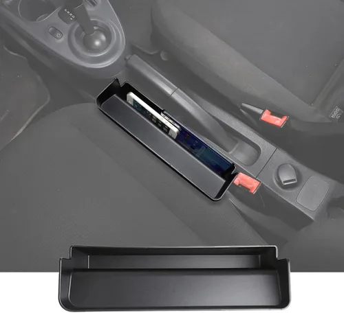 YIWANG Caja de almacenamiento de freno de mano central de plástico ABS para Mercedes Benz Smart 453 Fortwo Forfour 2015-2020 Bandeja de guantes de