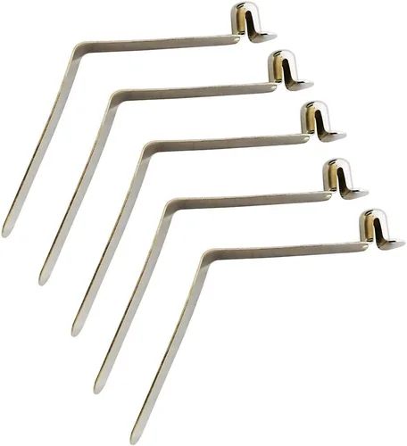 Miniatura 4 de UP100 50 clips de un solo botón de 0.118 in, 0.157 in, 0.197 in, 0.236 in, 0.276 in, 0.315 in, 0.354 in, clip de resorte a presión, clips de resorte