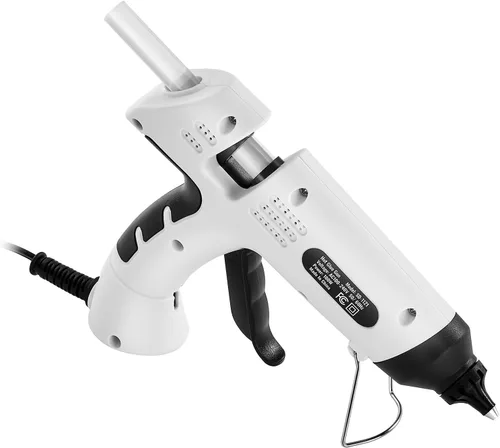 Miniatura 12 de VEVOR Pistola de pegamento caliente, 60/100 W de doble potencia, mini pistola de pegamento caliente con 20 barras de pegamento premium y bolsa