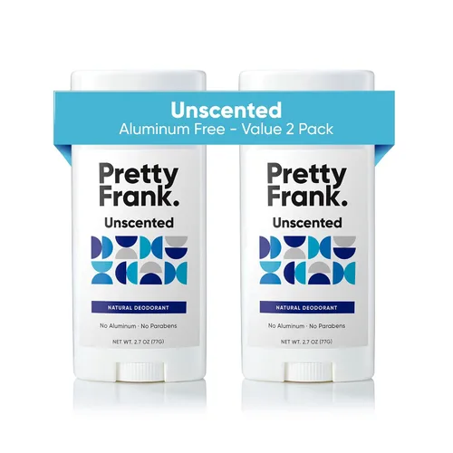 Miniatura 13 de Pretty Frank Desodorante en barra natural sin aluminio, carbón marino (paquete de 1) Control de olores durante todo el día para mujeres y hombres