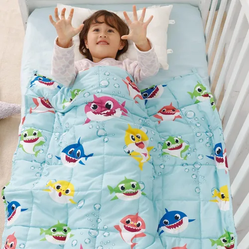 Miniatura 36 de Kivik Manta con peso de 3 libras, transpirable, pequeña y pesada, para dormir y relajarse, para cama, sofá, hogar, escuela, lavable a máquina