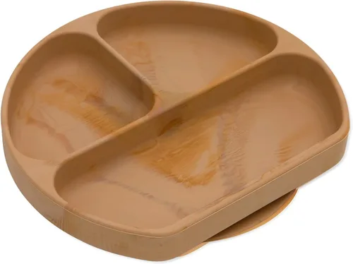 Miniatura 10 de Bumkins Plato de succión para niños pequeños y bebés, cubierta de plato con agarre dividido para bebés y niños, destete guiado por el bebé