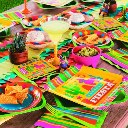 Miniatura 5 de Fun Express Decoraciones de fiesta de vinilo para fiesta de burro, paquete de 12 – Recuerdos de fiesta temática mexicana para celebraciones