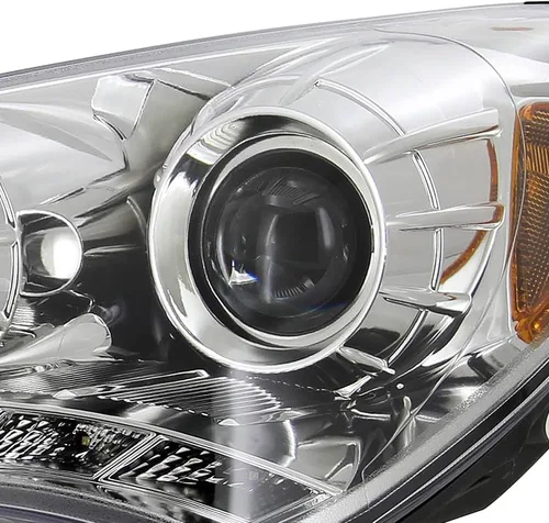 Miniatura 8 de SPEC-D TUNING Faros LED de proyector de cromo estilo compatible con Hyundai Genesis 2010-2012 de 2 puertas Coupé, conjunto de faros izquierdo +