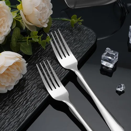 Miniatura 8 de Juego de 36 Piezas de Tenedores de Cena - Tenedores de Cubiertos de Acero Inoxidable Windsor de 7.1 Pulgadas Aptos para Lavavajillas para 36