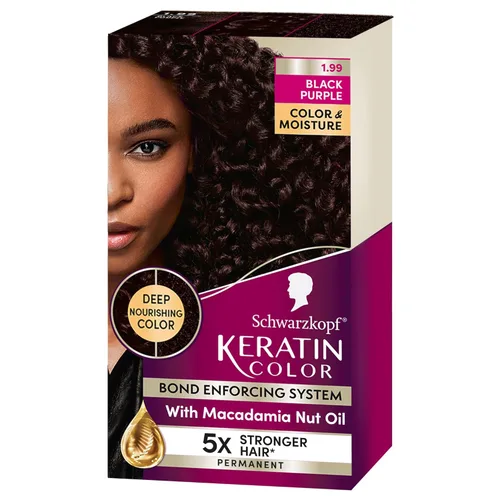 Miniatura 10 de Schwarzkopf Keratin Color - Tinte permanente para el cabello, 10.1 rubio ceniza extraclaro, 1 aplicación - Tinte permanente para el cabello