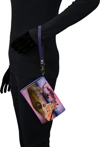 Miniatura 3 de Anna by Anuschka Organizador de cuero pintado a mano para mujer