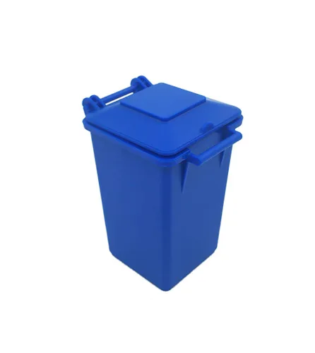 Miniatura 3 de Juego de basura automotriz de 3 colores ABS plástico pequeño cubo de basura camión de basura juguete