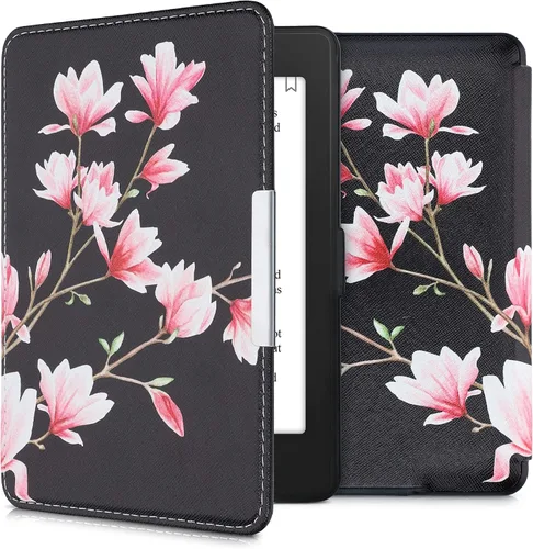 Miniatura 21 de kwmobile Funda compatible con Amazon Kindle PaperWhite - Funda para lector electrónico - Azul pez pequeño/azul claro/blanco