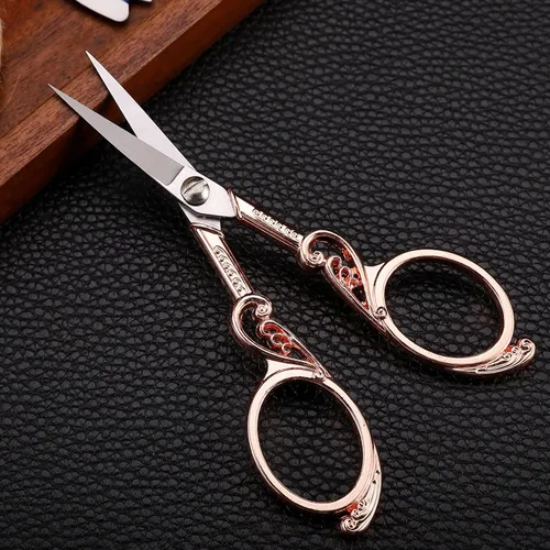 Miniatura 2 de YOUGUOM Tijeras de bordado, tijeras de costura de precisión pequeña, tijeras de detalle de punta afilada para manualidades, costura, corte