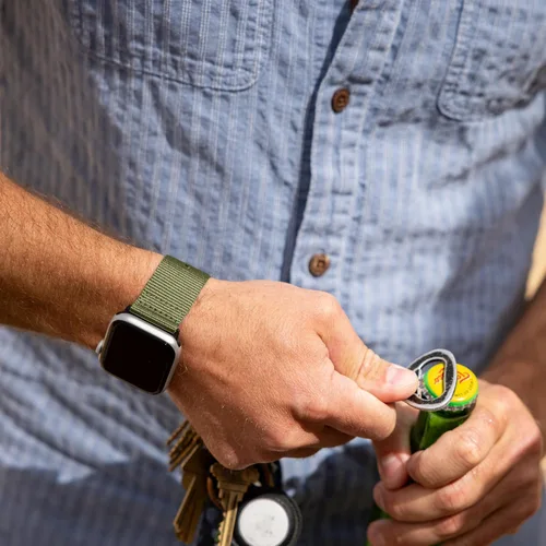 Miniatura 3 de Carterjett - Correa para Apple Watch 1.732 pulgadas, 1.654 pulgadas, 1.575 pulgadas, 1.496 pulgadas, nailon NATO, correas iWatch, mujeres y hombres