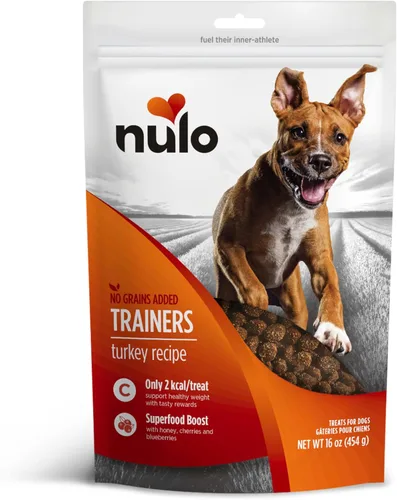 Miniatura 10 de Nulo Trainers - Golosinas de entrenamiento saludables para perros y cachorros, sin granos, sin granos, bajas en calorías, bolsa de 4 onzas, paquete