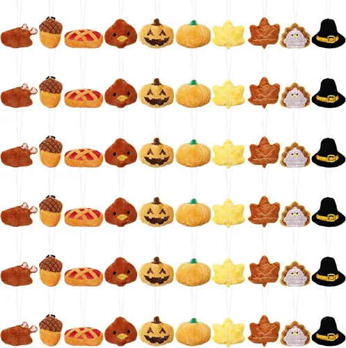 Miniatura 10 de Libima 150 piezas de mini animales de peluche de mar, animales de frutas de peluche para llavero, juego para carnaval, cumpleaños, aula, premios