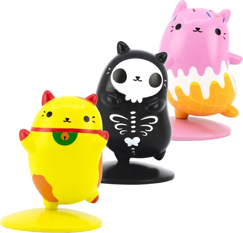 Miniatura 10 de Cats vs Pickles Paquete de 3 mini figuras Mini figuras para niños Figuras de animales pequeños Juguetes de plástico para niños y adultos