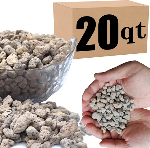 Miniatura 14 de Piedra pómez hortícola para plantas tamizada profesional (12 cuartos de galón, 1/2 pulgada)
