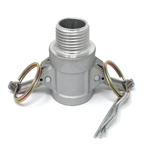 Miniatura 4 de Gloxco Aluminio tipo B leva y ranura de montaje, 1" Camlock hembra x 1" macho NPT (CAM-10-B-AL)