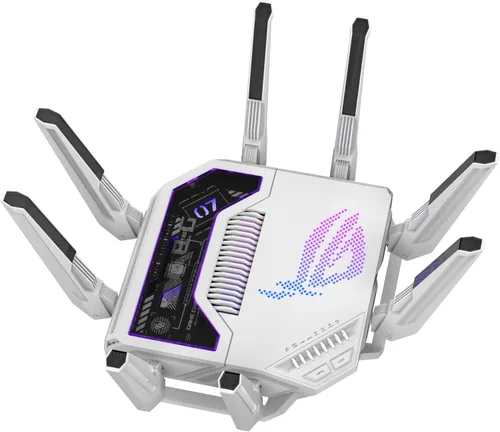 Miniatura 10 de ASUS GT-BE19000AI Tri-Band WiFi 7 (802.11be) AI Gaming Router, ancho de banda de 320 MHz y 4096-QAM, MLO, puertos duales 10G, impulso de juego AI
