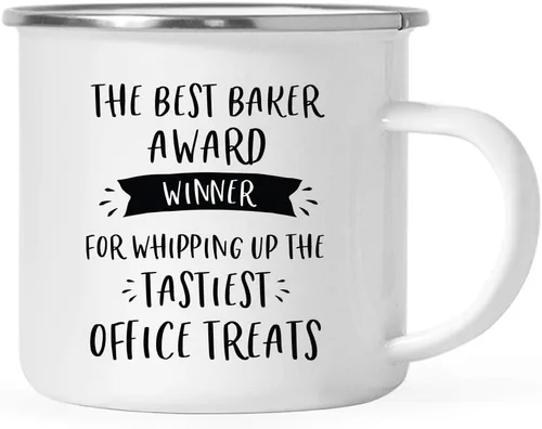 Miniatura 36 de Andaz Press Taza de café de acero inoxidable de 11 onzas con diseño de fogata, regalo divertido para compañero de trabajo, ganador del premio