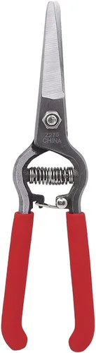 Miniatura 2 de Zenport Z275 Needlenose Shear, Flor, 8-Inch Heavy Duty Forjado Acero Recto Hoja