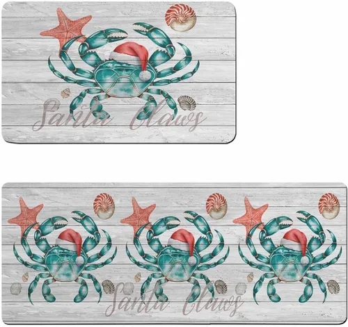 Tapete de baño de Navidad para bañera, antideslizante, de secado rápido y absorbente, de tierra de diatomeas, fregadero, dormitorio, cocina,