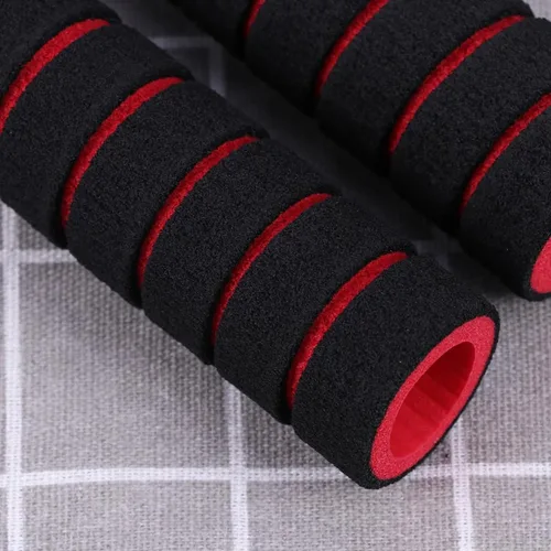 Miniatura 9 de INOOMP Cubierta antideslizante de espuma para manillar de bicicleta, agarres de barra de mango de esponja para bicicletas plegables eléctricas