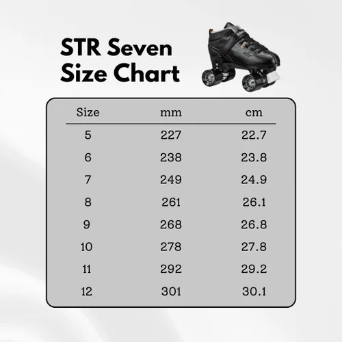 Miniatura 3 de Roller Derby STR Seven Patines de Velocidad Cuádruples para Hombre